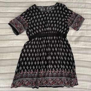 Emery Rose Dress 3XL Black Cut-out Elastic Waist Band